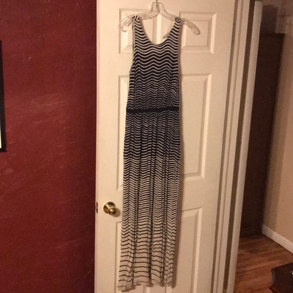Striped maxi dress
